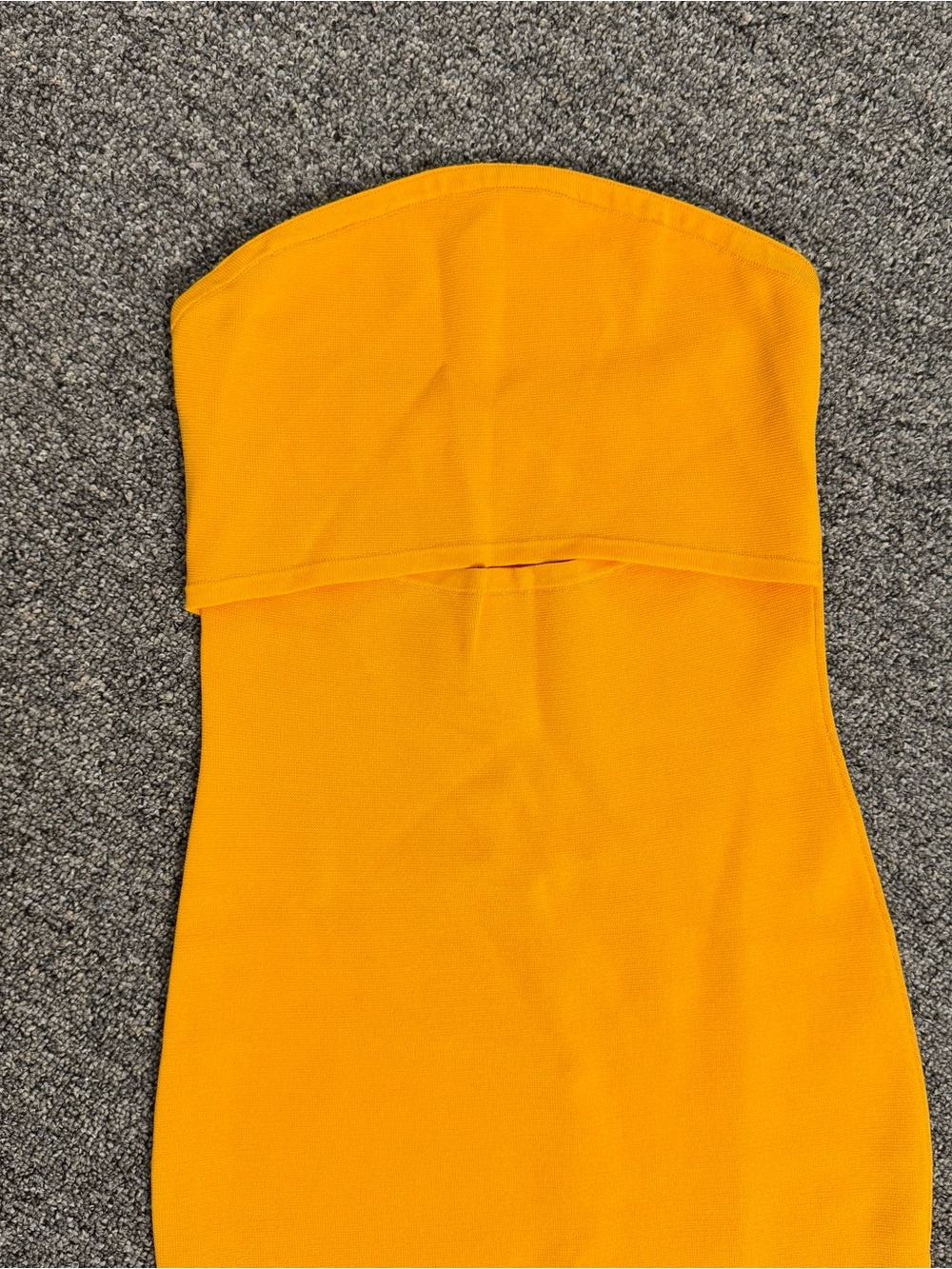 Express Body Contour Strapless Cutout
Midi Sweater Dress orange xs - Picture 3 of 7